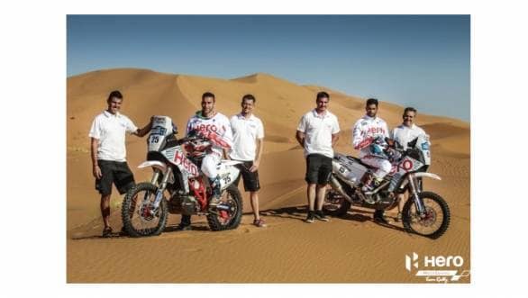 Team Hero MotoSports Rally readies itself for the Merzouga Rally