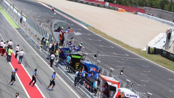 Watching Rossi cross that finish line first. It's impossible not to whoop and cheer!