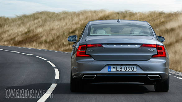 Location Rear Volvo S90 Mussel Blue