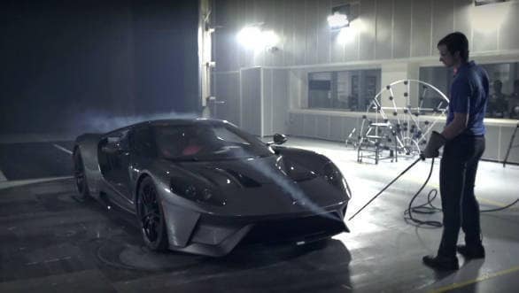 Video worth watching: Wind tunnel testing of the 2017 Ford GT Ford GT wind tunnel testing