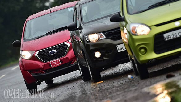 Alto 800 vs Renault Kwid vs Datsun redi-Go (20)