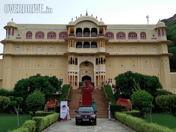 Honda Jazz anniversary drive in Jaipur Honda Jazz Aniv Drive (1)