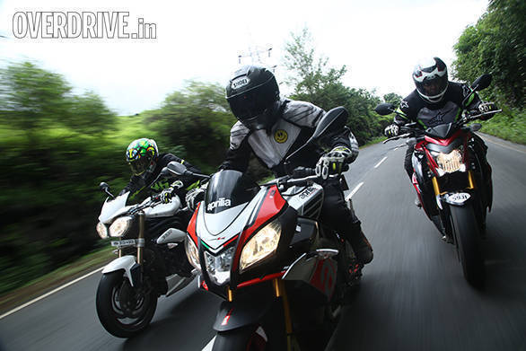 aprilia tuono vs suzuki gsx-s1000 vs triumph speed triple (15)