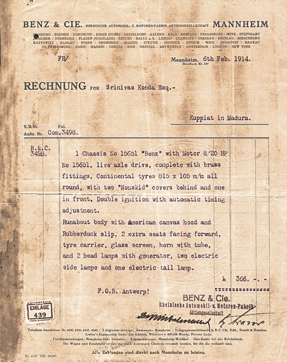 The oldest Benz in India Benz Model Runabout Tourer (11)