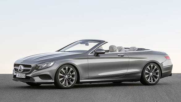 Preview: Mercedes-Benz S-Class Cabriolet to launch in India on November 9 Mercedes-Benz S-Klasse Cabrio, S 500, Selenitgrau, Interieur: Leder porzellan/tiefseeblau ; Mercedes-Benz S-Class Cabriolet, S 500, selenit grey, interior: leather porcelain/deep-sea blue;