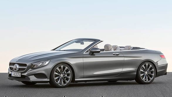 Mercedes-Benz India to launch S-Class Cabriolet and C-Class Cabriolet on November 9, 2016 Mercedes Benz S-Class Cabriolet one