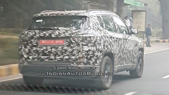 Spied: 2017 Jeep Compass caught testing in India jeep compass spy india 1
