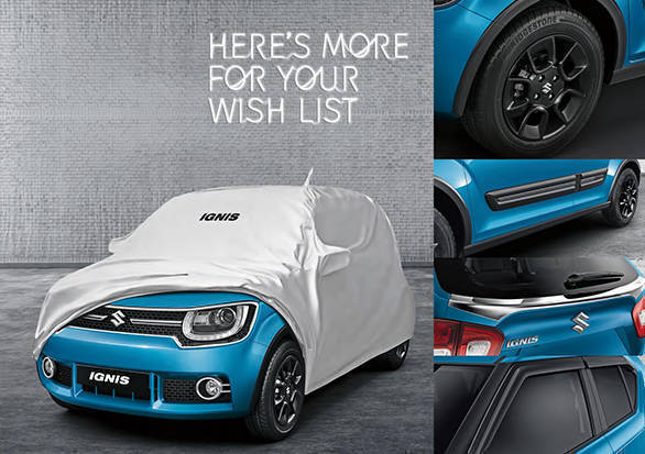 Maruti Suzuki Ignis accessories detailed Accesories_Broc_lo