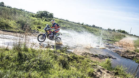 Defending champion, Toby Price finished 17th in Stage 1, clocking 29m45s