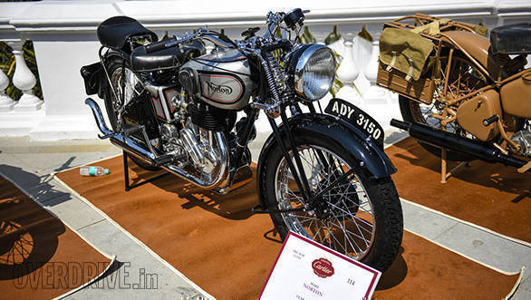 33-Pre-War Motorcycles prize winner 1939 Norton 16H owned by Norton Singh. Yes -that is his name. Check-out the next photo.