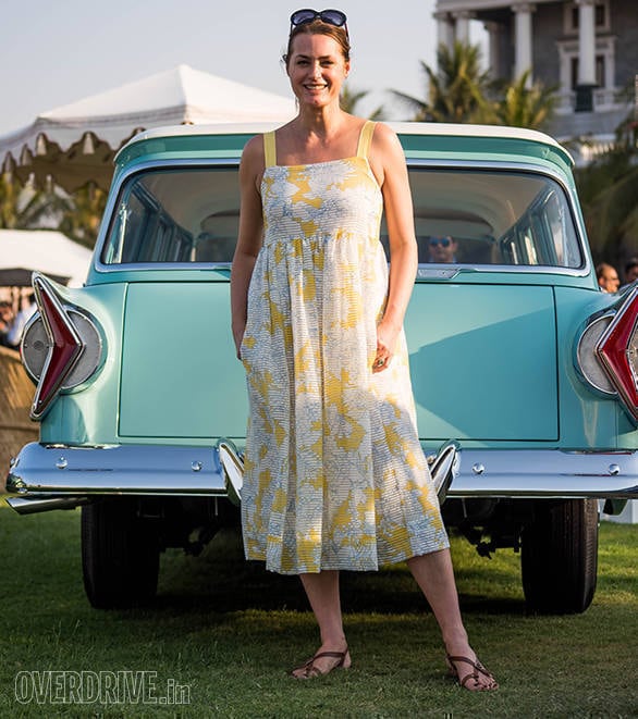 43- Yasmin Le Bon was again a Judge at the Concourse and said she loved the cars