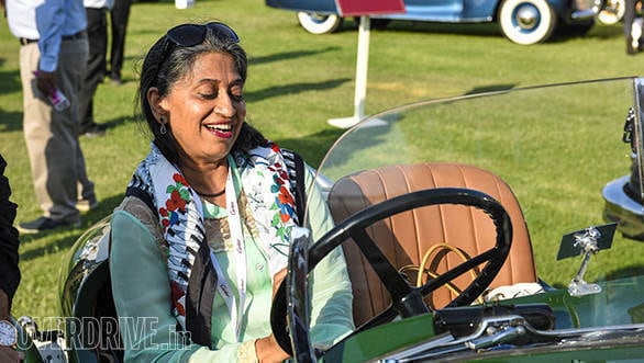 49- Padma Lal in her 1929 Triumph Super 7