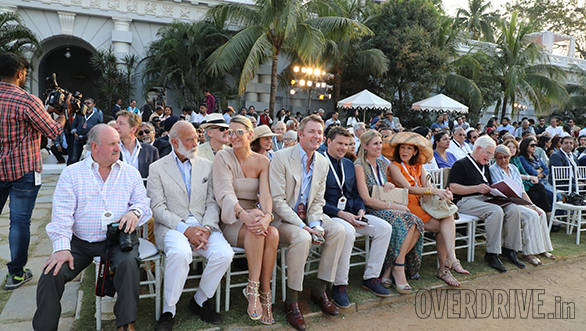 9-Guests and judges enjoying the awards ceremony at Cartier Concours D'Elegancy 2017 at Taj Falaknuma Hyderabad