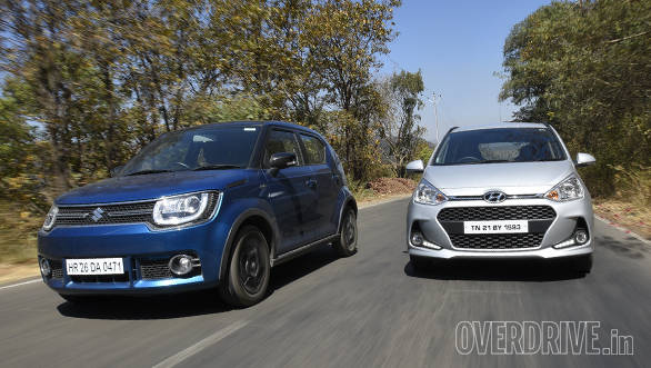 Maruti Suzuki Ignis vs Hyudai Grand i10 (1)
