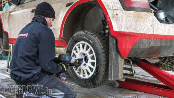 Dreck-Sau is German for dirty pig, which is precisely what the car looked like during the test, as one of the mechanics gamely pointed out too