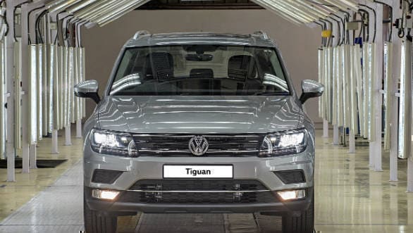Volkswagen begins production of the Tiguan in India Volkswagen announces start of production for the Tiguan in India 2 (1)