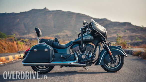 2017 Indian Chieftain Dark Horse Side Static