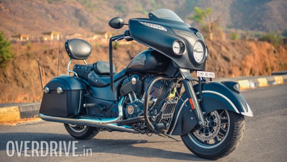 2017 Indian Chieftain Dark Horse Front 3/4 Static Close-up