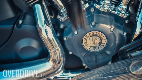 2017 Indian Chieftain Dark Horse Engine detail