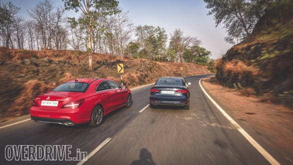 Audi A3 Petrol vs Mercedes CLA 200 (156)