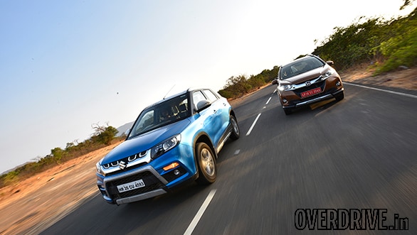 Honda WR-V vs Maruti Suzuki Vitara Brezza vs Hyundai i20 Active (10)