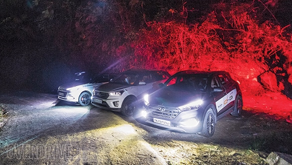 Bumping into member of the Mizoram Motorsports Association or MIMSA was one of the highliights of the trip. As you can imagine, conversations about cars, bikes and racing went on, well into the night. One of the guys was very excited to see the Tucson in flesh for the first time ever