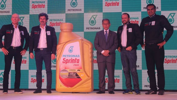 Petronas Sprinta F900 motorcycle engine oil launched in India Petronas