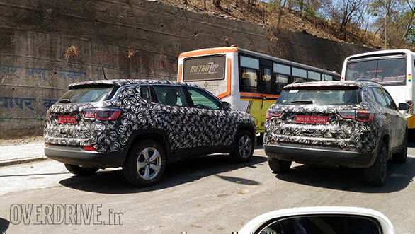 Jeep Compass spied