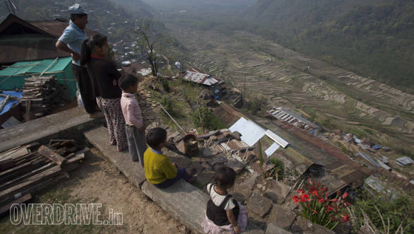 The villagers in Kohnoma engage in the step cultivation kind of agriculture