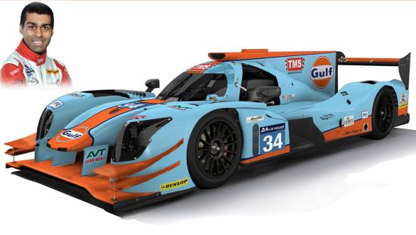 Karun Chandhok will race in iconic Gulf Livery at the 2017 edition of the 24 Hours of Le Mans