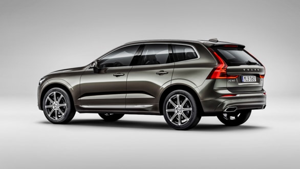 The new Volvo XC60 sudio rear 3/4