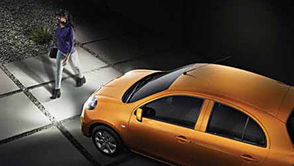 The 2017 Nissan Micra Active comes with follow me headlamps