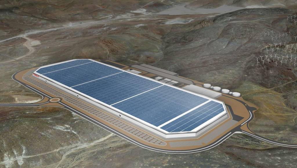 Tesla Gigafactory model