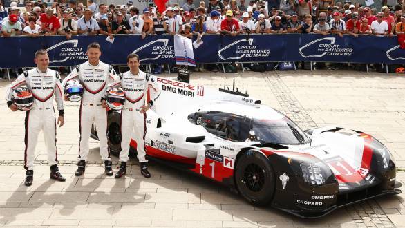 Nicky Tandy, Andre Lotterer and Neel Jani pilot the No.1 Porsche 919 Hybrid
