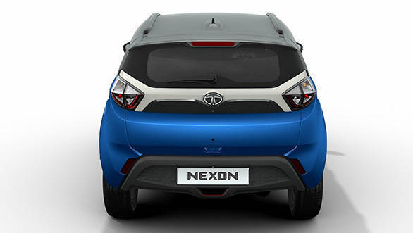 2017 Tata Nexon: The rear profile does remind of the compact dimensions of the Ford EcoSport