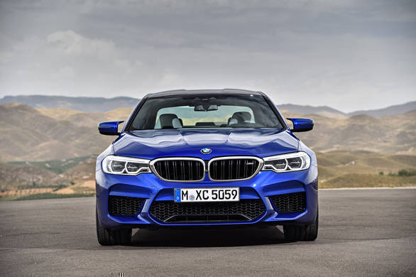 A look at the chrome-surround kidney grille with the 'M' badge distinguishes the car from its stock sibling.