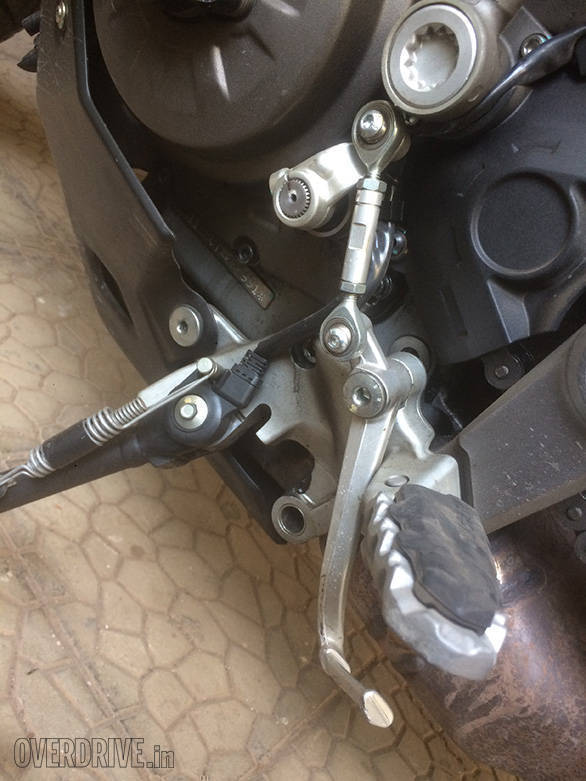 ...except for the gear lever