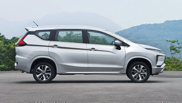 The design flourish continues to the side of the MPV as well. This involves a lot of creases and cuts to the body work