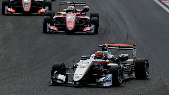 Maini's 2017 season in the GP3 Series got off to an excellent start, with victory in the sprint race at Catalunya 