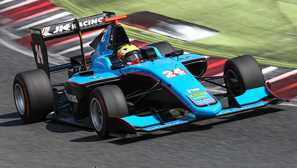 Maini's 2017 season in the GP3 Series got off to an excellent start, with victory in the sprint race at Catalunya 