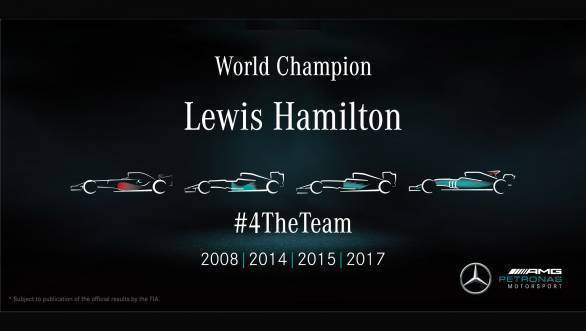 F1 2017: Lewis Hamilton claims fourth championship title with ninth-place at Mexican GP