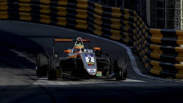 2017 Macau GP: Jehan Daruvala finishes tenth in F3 race at Guia