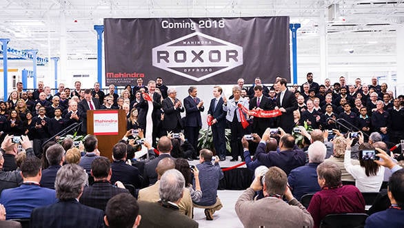 All-new Mahindra Roxor SUV to be manufactured at Detroit facility