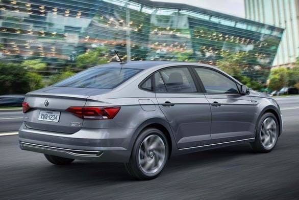 2018 Volkswagen Virtus Action Rear 3/4