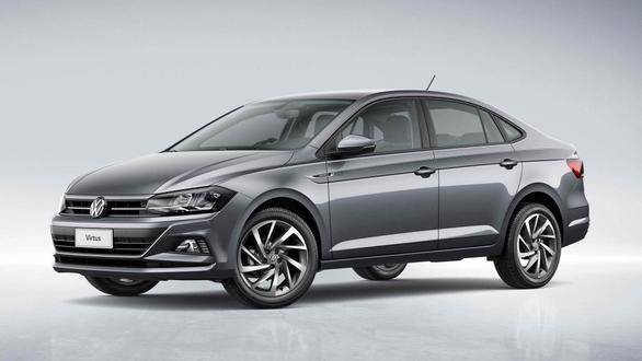 2018 Volkswagen Virtus Static Studio Front 3/4