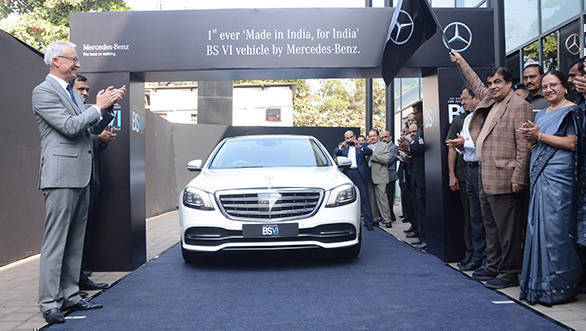 2018 Mercedes-Benz S 350d, first BS VI compliant vehicle, revealed in India