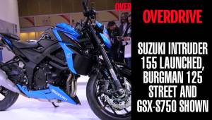 Suzuki Intruder 155 launched, Burgman 125 Street and GSX-S750 shown | Auto Expo 2018