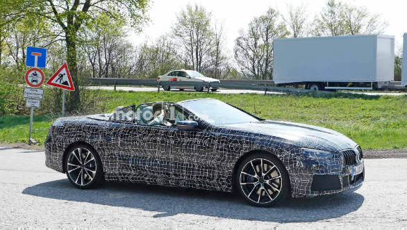 BMW 8 Series spotted testing in convertible form