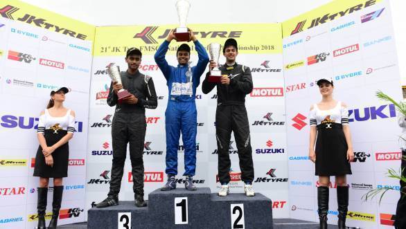 2018 JK Tyre FMSCI National Racing Championship: Bryan Perera dominates proceedings in top-tier Euro JK 18 class