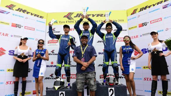 2018 JK Tyre FMSCI National Racing Championship: Bryan Perera dominates proceedings in top-tier Euro JK 18 class